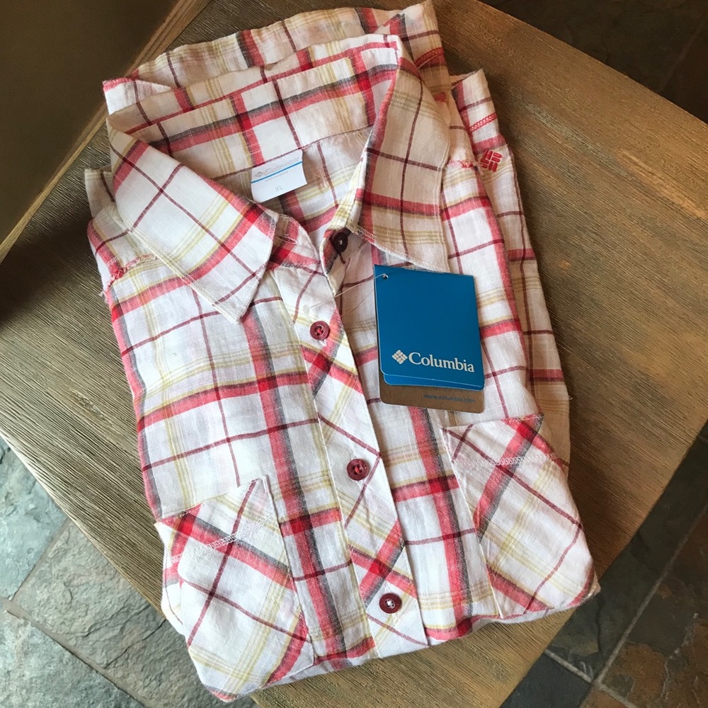 Columbia Fine Pine Plaid Long Sleeve Shirt